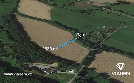 Prodej pole 1 929 m², Hrubá Skála, okres Semily