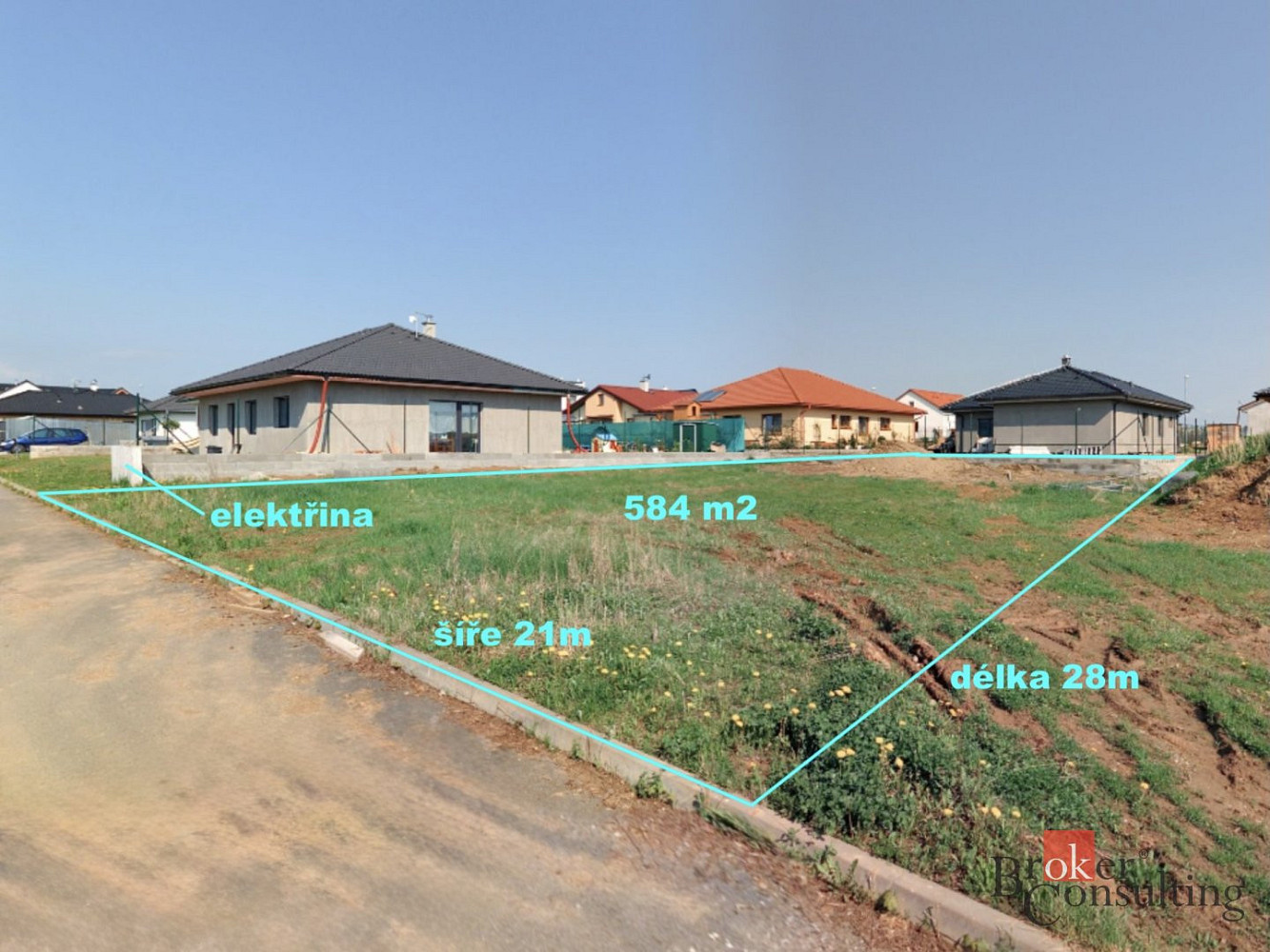 Prodej stavebního pozemku 585 m²