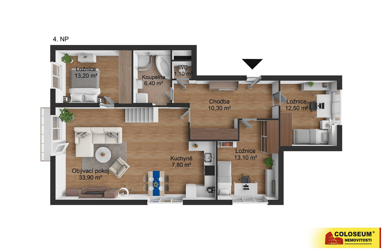 Prodej bytu 4+kk 131 m² – fotografie 3
