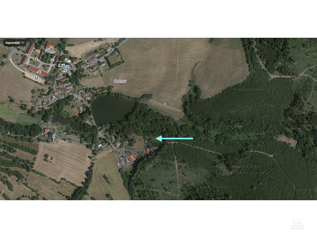 Prodej stavebního pozemku 1 832 m² – fotografie 3