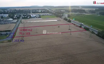 Prodej pole 12 733 m², Jiřího Šotky, Nové Strašecí, okres Rakovník