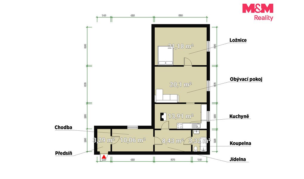 Prodej bytu 2+1 88 m², Teplá – náhled fotky 15
