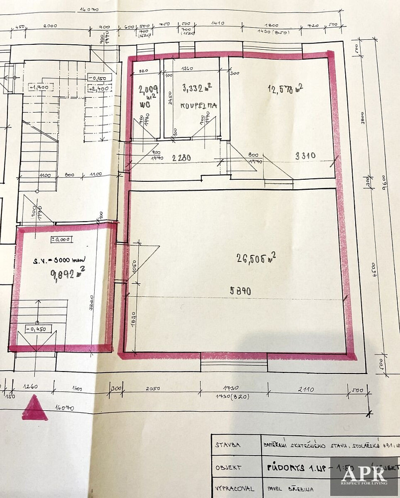 Pronájem kanceláře 50 m² – pohled 3