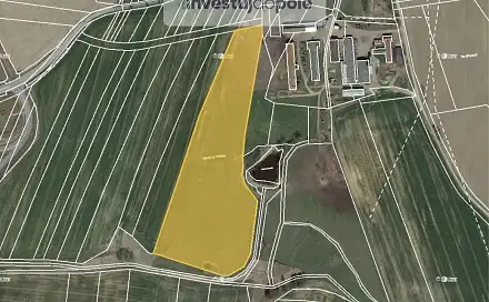 Prodej louky 46 522 m², Zvěrotice, okres Tábor