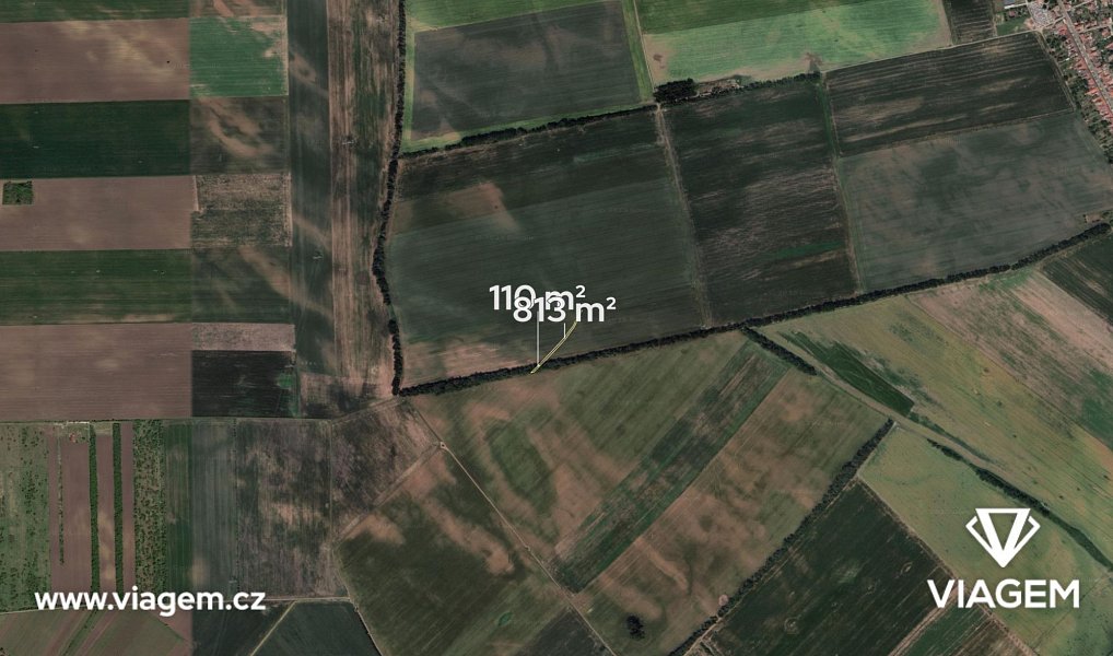 Prodej pole 307 m², Prušánky – náhled fotky 3