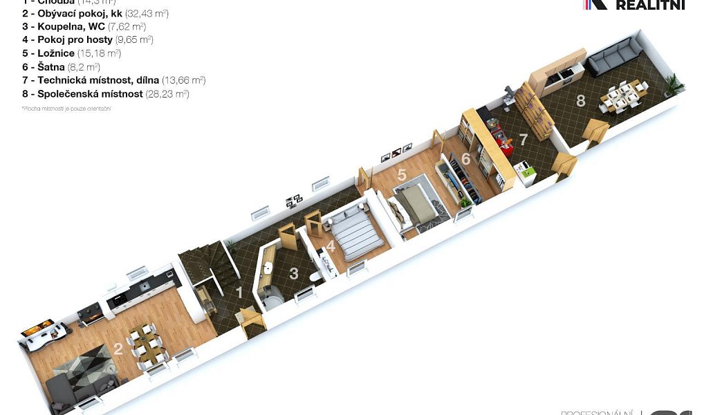Prodej domu 212 m² s pozemkem 869 m², Třeboň – náhled fotky 10