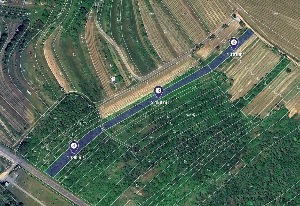 Prodej pole 2 530 m²