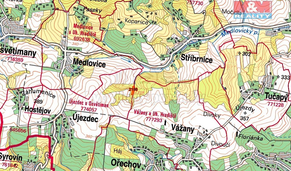 Prodej pozemku 5 685 m², Újezdec – náhled fotky 2