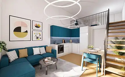 Prodej bytu 1+kk 44 m²