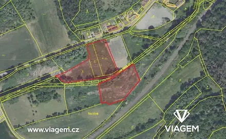 Prodej zahrady 2 392 m², Koleč, okres Kladno