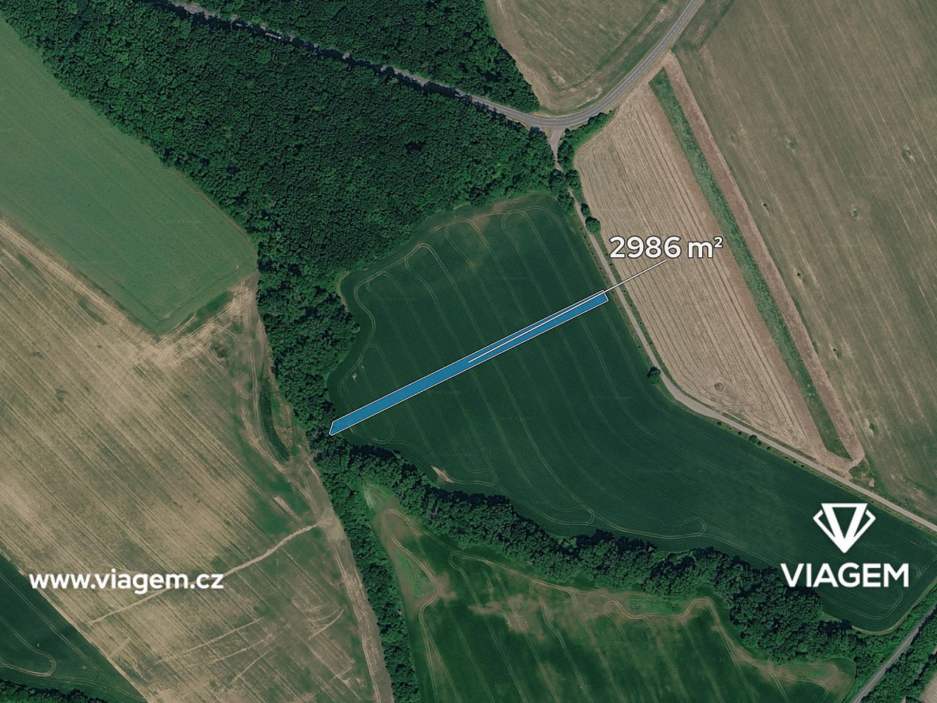 Prodej pole 2 986 m² – fotografie 2