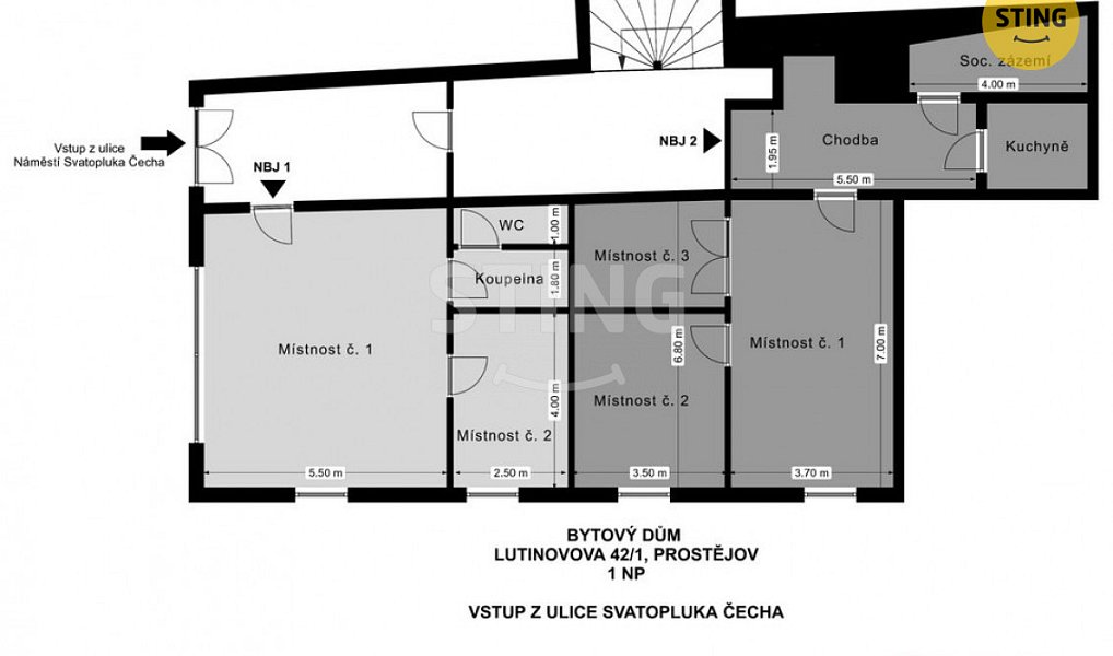 Pronájem bytu 1+1 63 m², Prostějov – náhled fotky 11