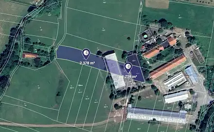 Prodej komerčního pozemku 2 586 m², Podolí, okres Vsetín