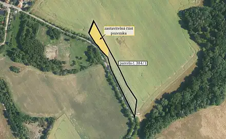 Prodej stavebního pozemku 5 643 m², Škvorec - Třebohostice, okres Praha-východ