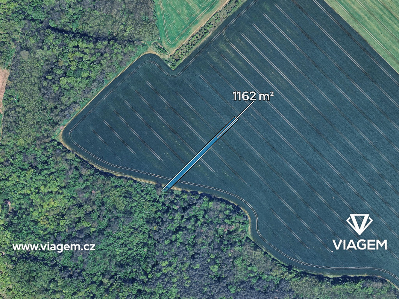 Prodej pole 581 m² – fotografie 2