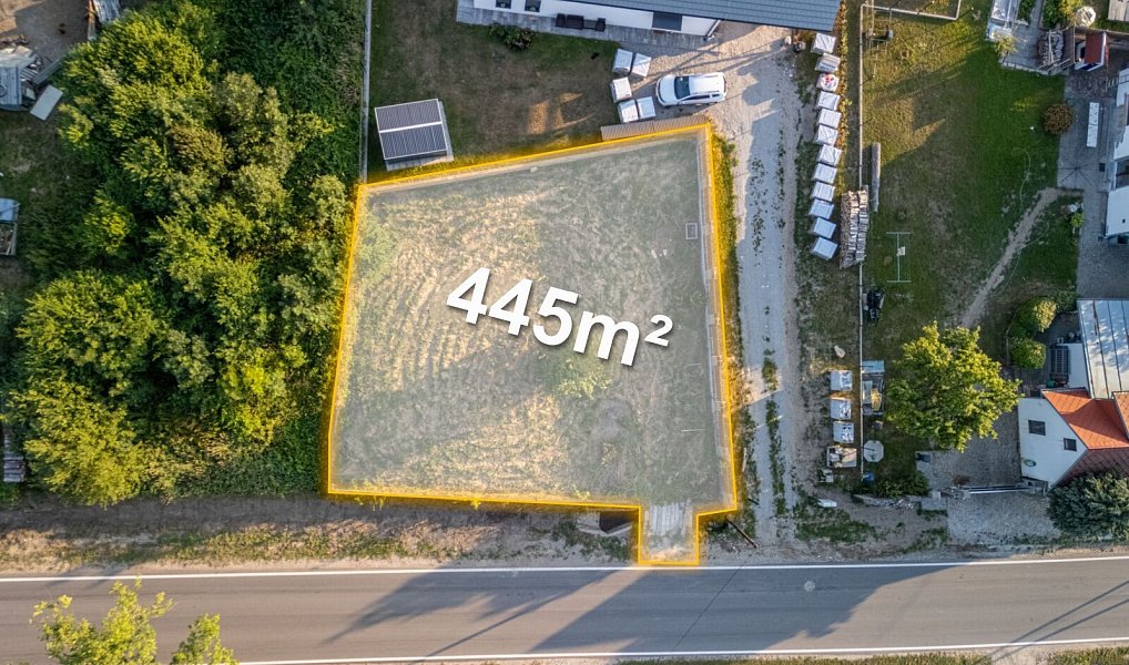Prodej stavebního pozemku 445 m², Lodhéřov – náhled fotky 2