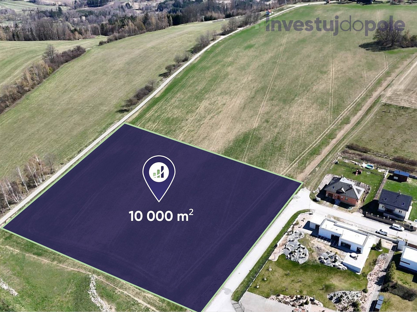 Prodej stavebního pozemku 10 000 m² – fotografie 2