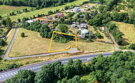 Prodej stavebního pozemku 931 m², Na samotě, Bystřany, okres Teplice