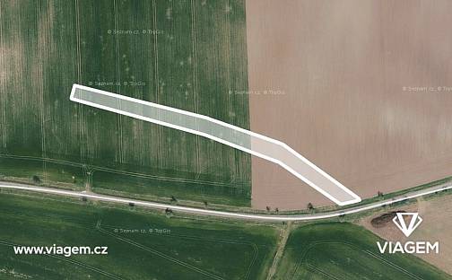 Prodej pole 1 854 m², Oskořínek, okres Nymburk