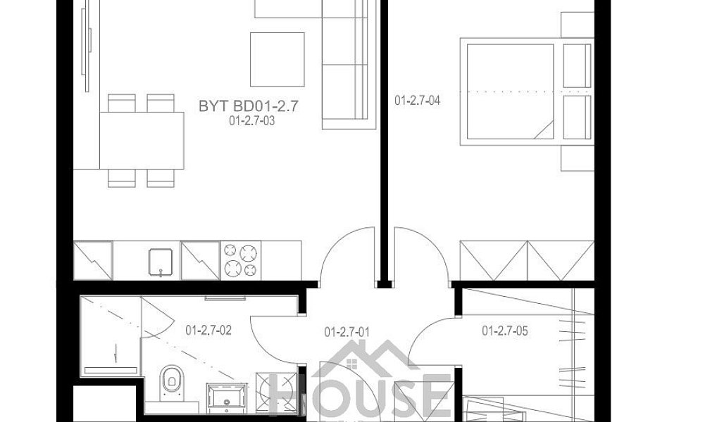 Prodej bytu 2+kk 54 m², Kladno – náhled fotky 4
