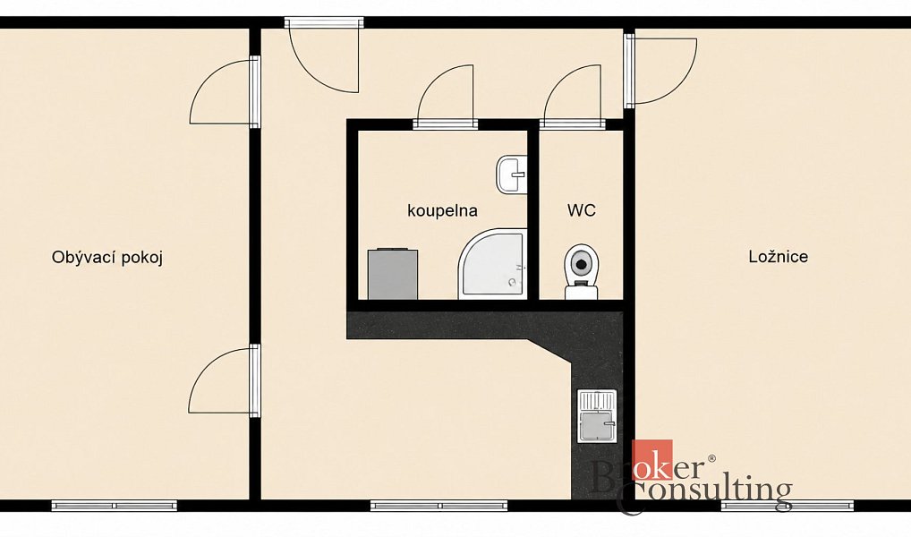 Prodej bytu 2+1 49 m², Plzeň – náhled fotky 16