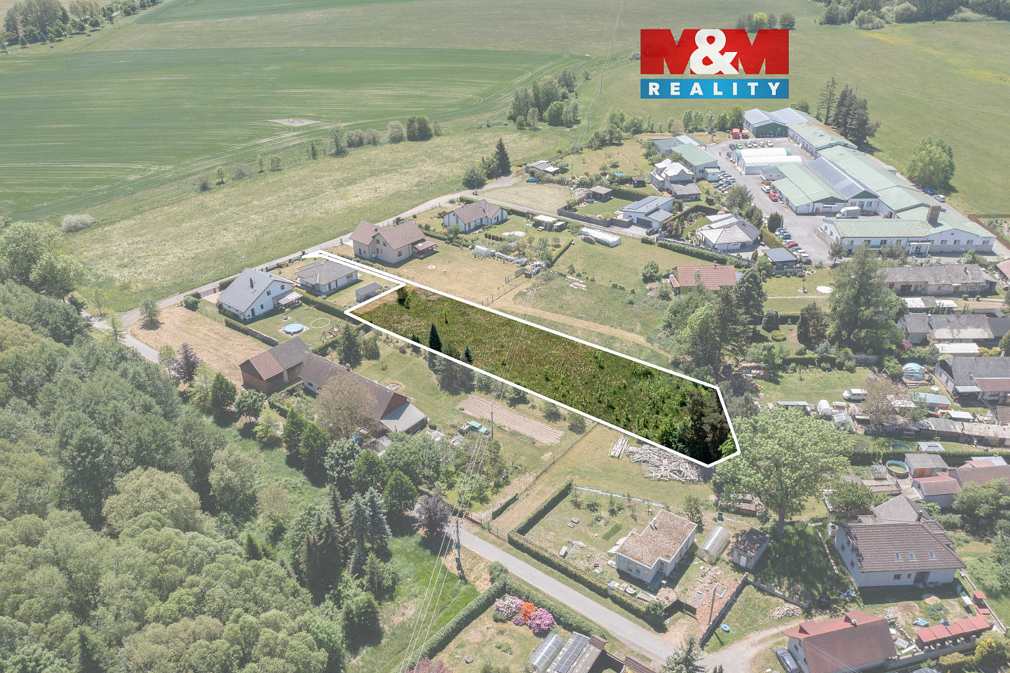 Prodej stavebního pozemku 2 267 m²