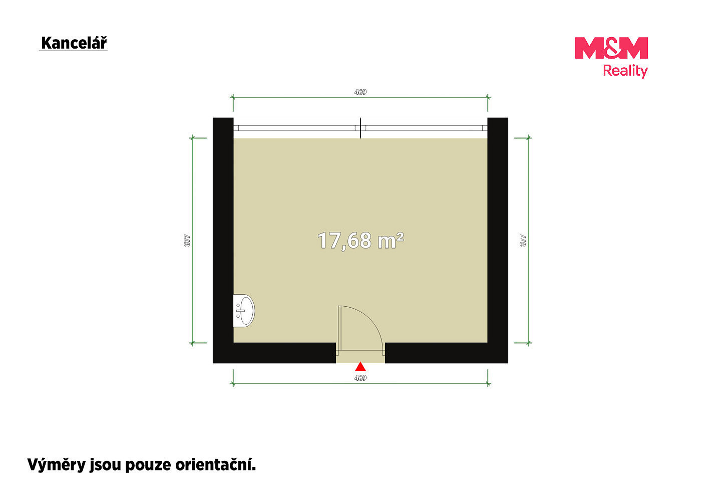 Pronájem kanceláře 18 m² – fotografie 3