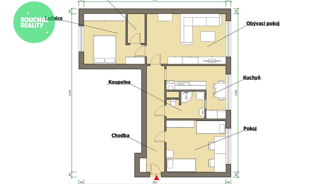 Prodej bytu 3+1 77 m², Plzeň – náhled fotky 23