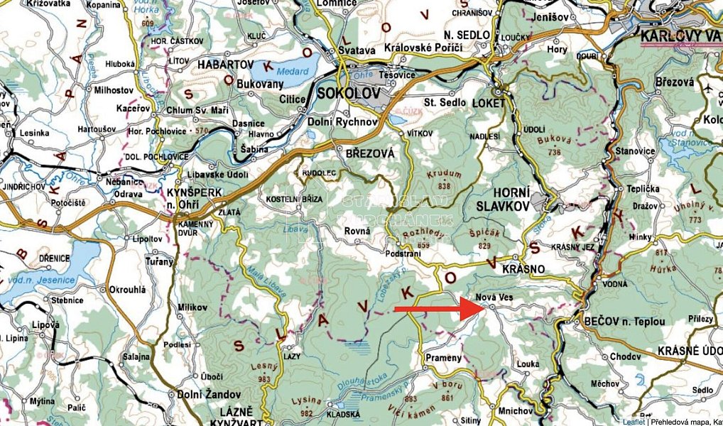 Prodej stavebního pozemku 1 713 m², Nová Ves – náhled fotky 7
