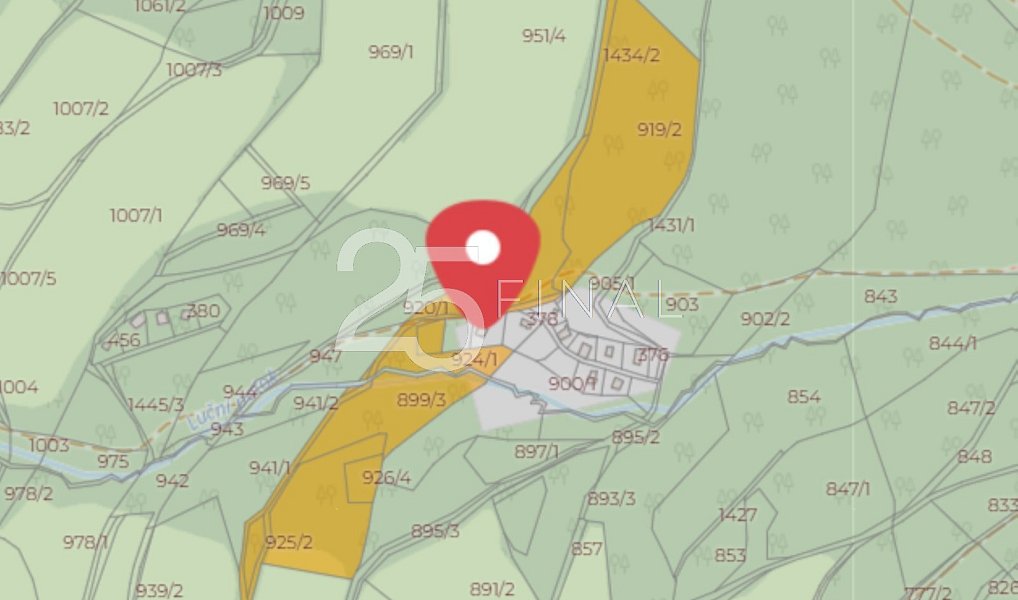Prodej lesa 34 594 m², Bernartice – náhled fotky 3