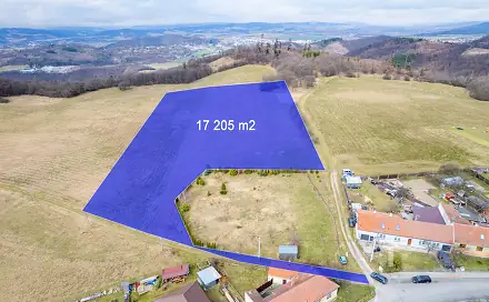 Prodej stavebního pozemku 17 205 m², Újezd u Boskovic, okres Blansko