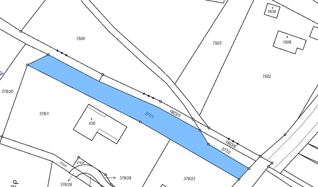 Prodej stavebního pozemku 1 112 m², Bohutice – náhled fotky 7