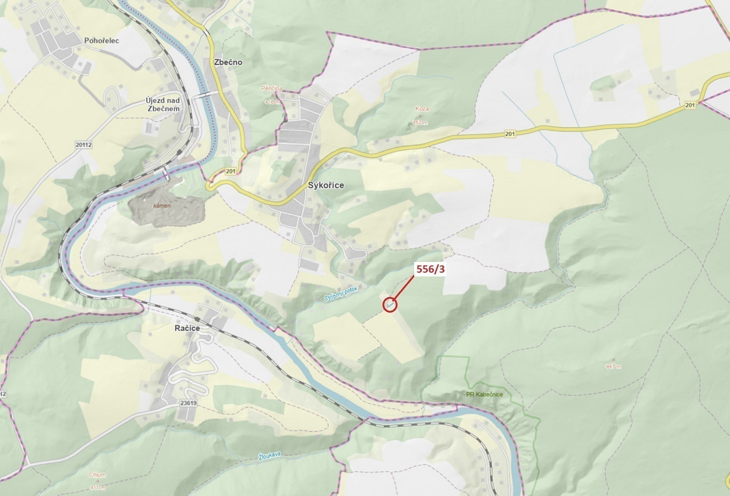 Dražba lesa 326 m²