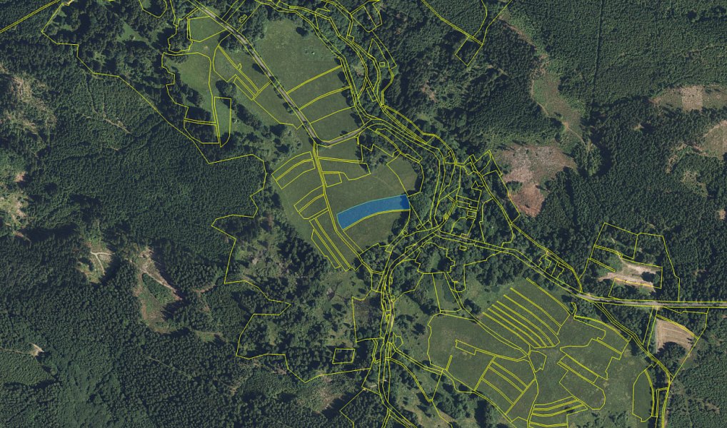 Prodej pole 4 518 m², Rozvadov – náhled fotky 2