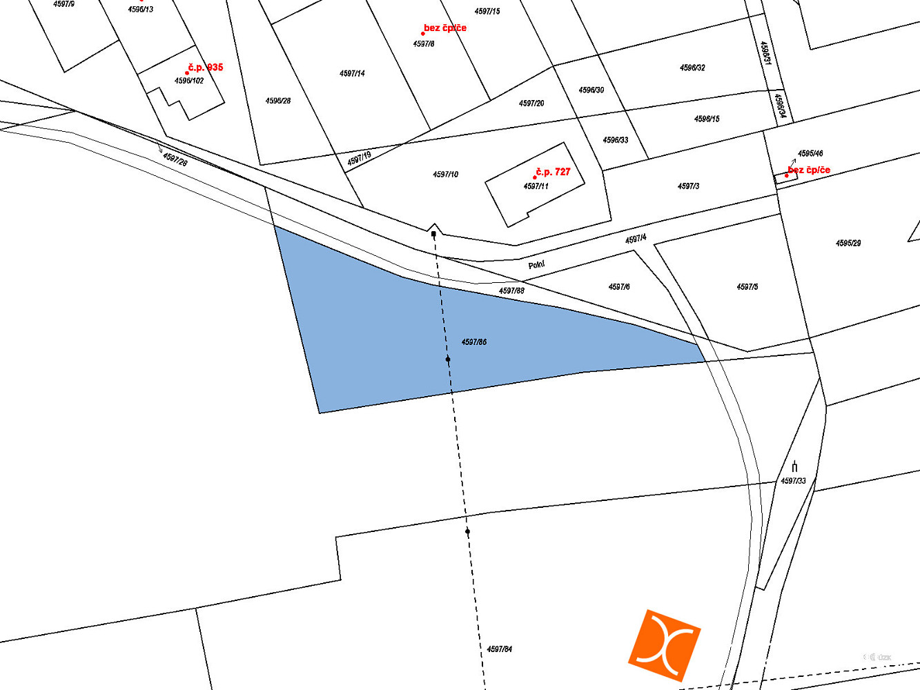 Prodej pole 235 m² – fotografie 2