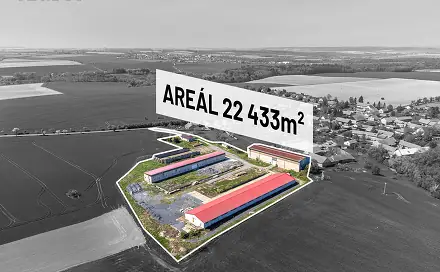 Prodej výrobních prostor 3 690 m², Dolní Chvatliny, okres Kolín
