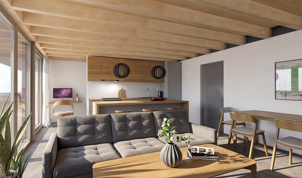 Prodej bytu 3+kk 74 m², Velké Bílovice – náhled fotky 2