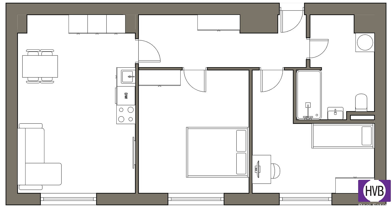 Prodej bytu 3+kk 63 m² – pohled 3