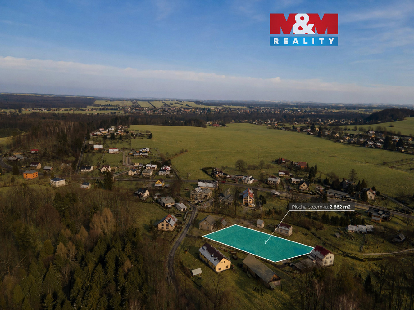 Prodej stavebního pozemku 2 662 m²