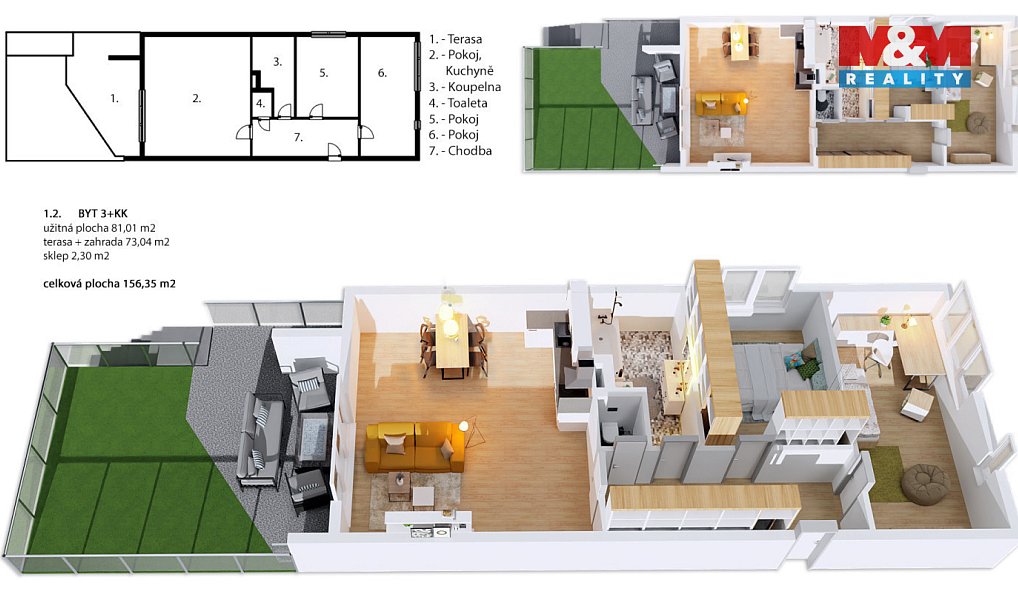 Prodej bytu 3+kk 81 m², Mladá Boleslav – náhled fotky 7