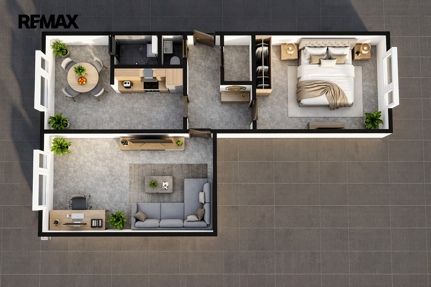 Pronájem bytu 2+1 63 m² – fotografie 4