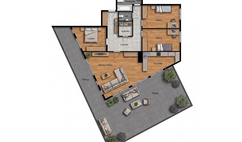 Prodej bytu 4+kk 189 m², Praha – náhled fotky 5