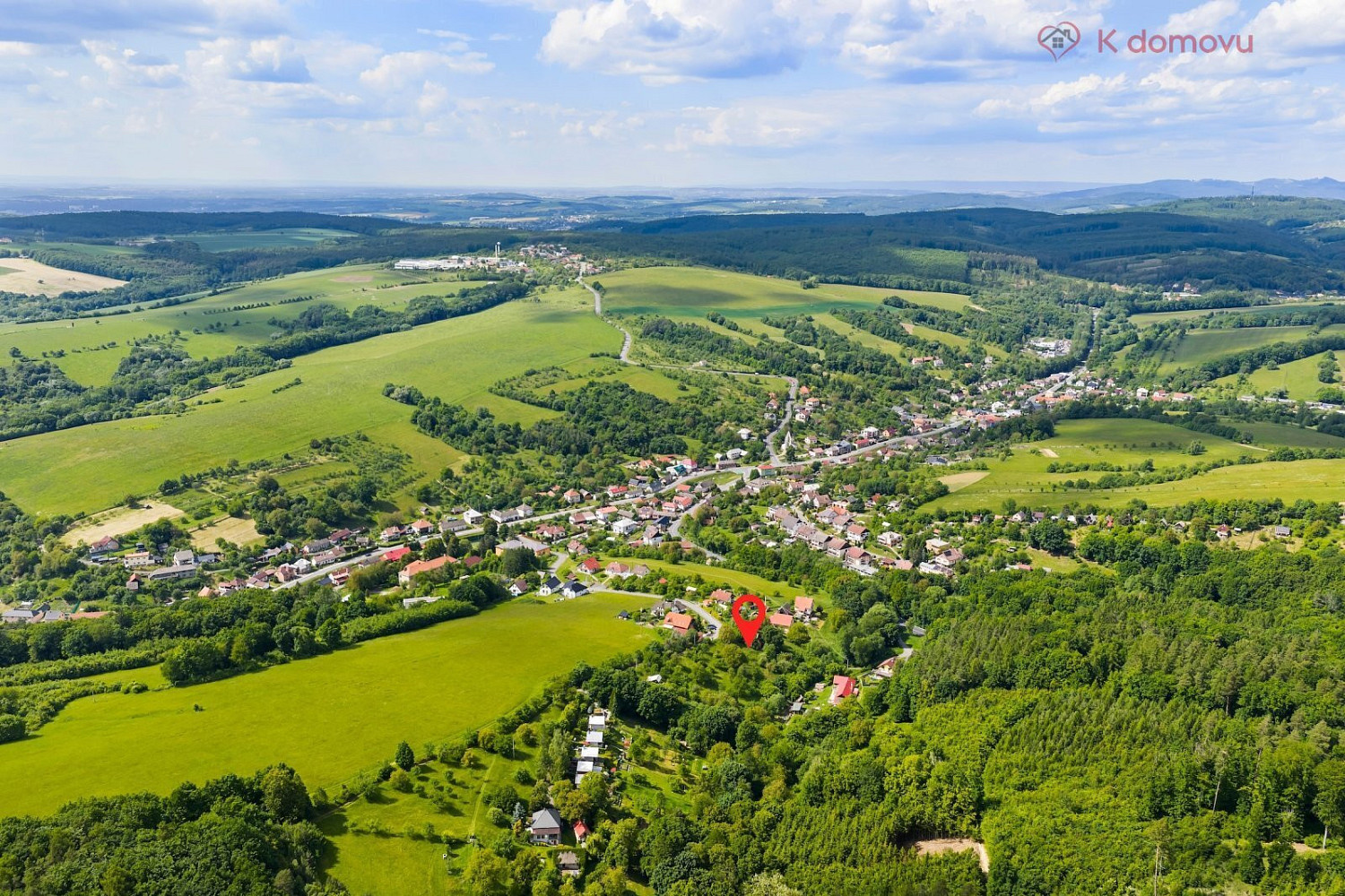 Prodej souboru pozemků (stavební část 4.407m², ostatní 6.724m²) Bohuslavice u Zlína – pohled 2