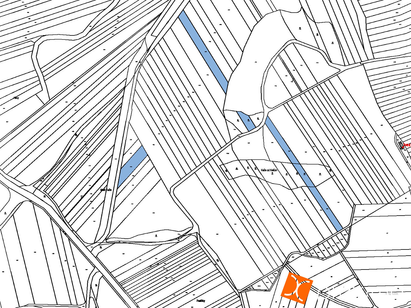 Prodej pole 489 m² – pohled 2