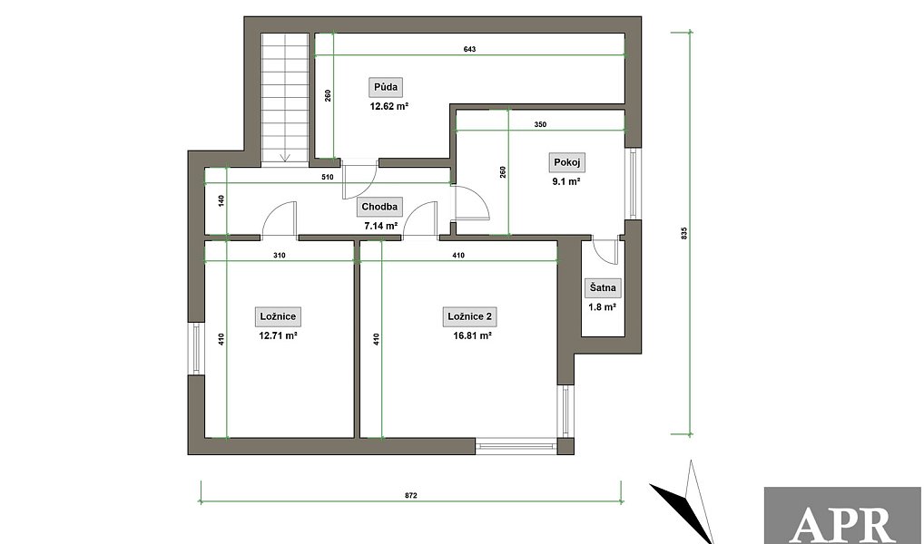 Prodej chaty/chalupy 117 m² s pozemkem 871 m², Brumov-Bylnice – náhled fotky 27