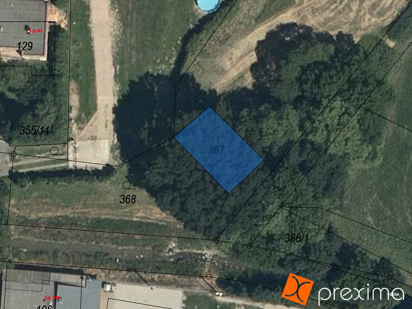 Prodej stavebního pozemku 144 m²