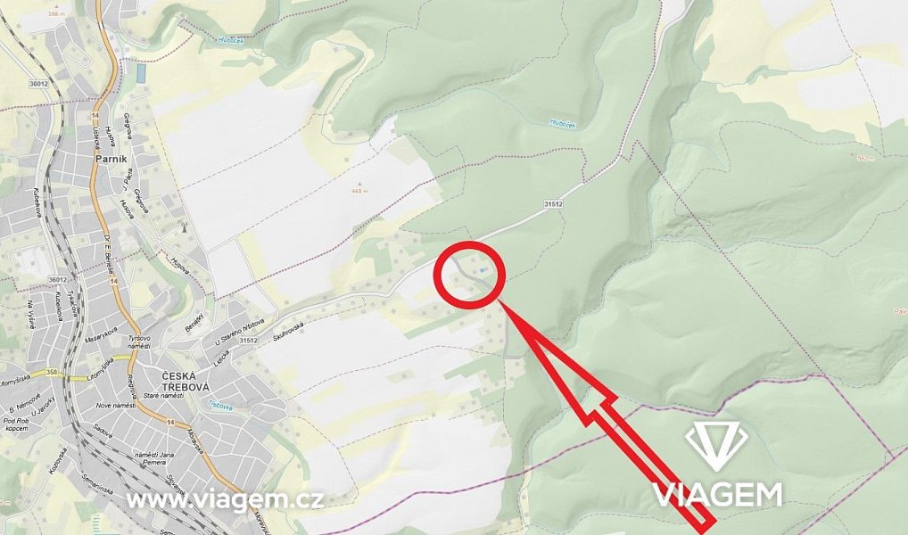 Prodej zahrady 1 171 m², Česká Třebová – náhled fotky 4