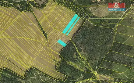 Prodej pole 1 418 m², Boskovice, okres Blansko