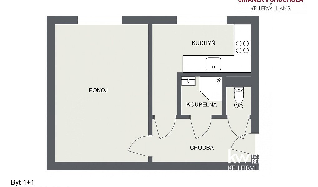 Prodej bytu 1+1 40 m², Kladno – náhled fotky 12