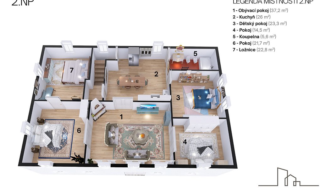 Prodej domu 292 m² s pozemkem 1 719 m², Kučerov – náhled fotky 16